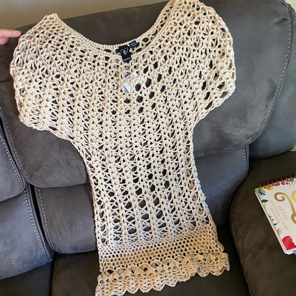 Windsor crochet bathing suit cover